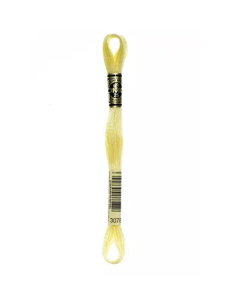 Fil à broder, Jaune pâle, 3078