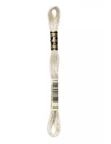 Fil à broder, Mouliné Spécial DMC Art 117, 8 m, Beige flanelle (3033)