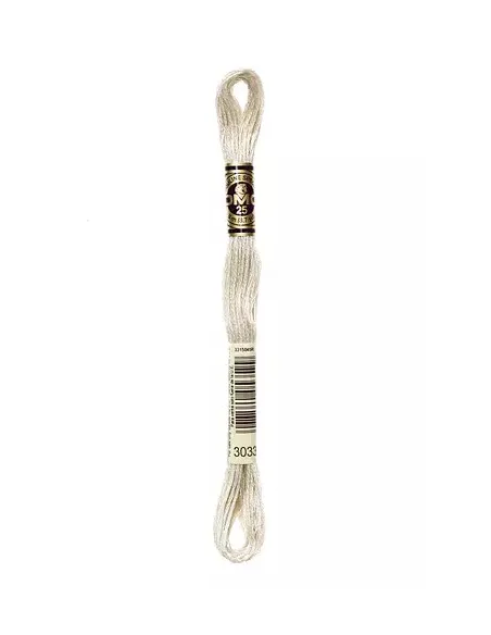 Fil à broder, Mouliné Spécial DMC Art 117, 8 m, Beige flanelle (3033)