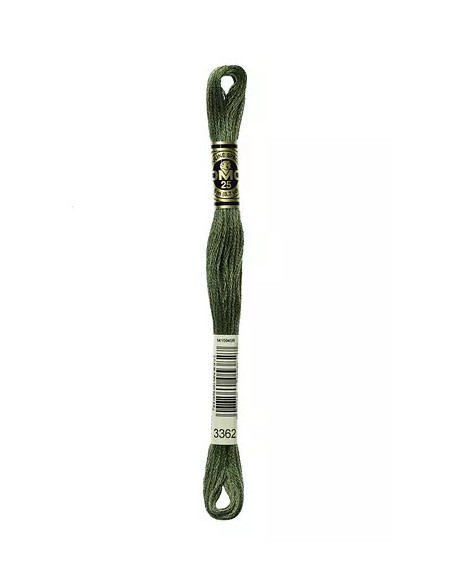 Fil à broder, Vert figuier, 3362