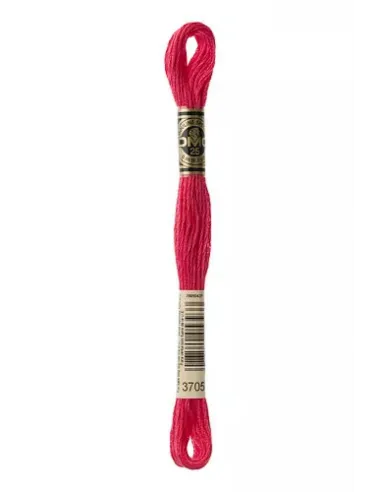 Fil à broder, Mouliné Spécial DMC Art 117, 8 m, Rouge clair (3705)