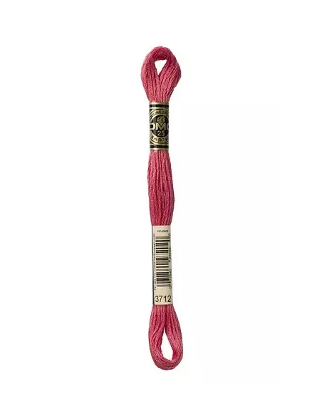 Fil à broder, Mouliné Spécial DMC Art 117, 8 m, Blush rose (3712)
