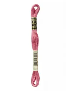 Fil à broder, Mouliné Spécial DMC Art 117, 8 m, Rose trémière (3733)