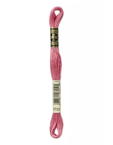 Fil à broder, Mouliné Spécial DMC Art 117, 8 m, Rose trémière (3733)