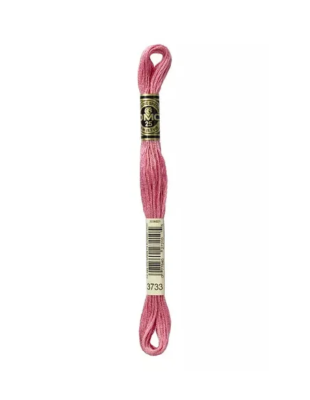 Fil à broder, Mouliné Spécial DMC Art 117, 8 m, Rose trémière (3733)
