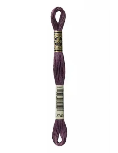 Fil à broder, Mouliné Spécial DMC Art 117, 8 m, Bois de violette (3740)