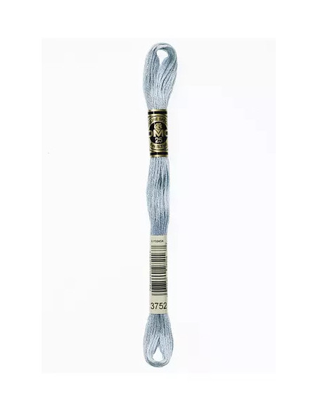 Fil à broder,  Bleu porcelaine clair, 3752