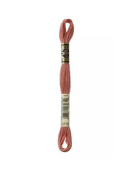 Fil à broder, Mouliné Spécial DMC Art 117, 8 m, Or rose (3778)