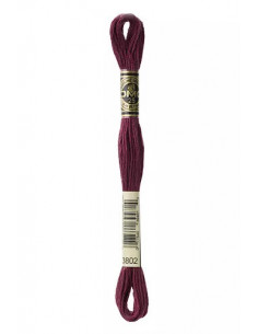 Fil à broder, Aubergine, 3802