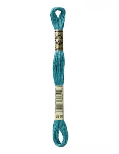 Fil à broder, Mouliné Spécial DMC Art 117, 8 m, Bleu de Perse (3810)