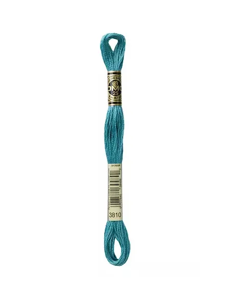 Fil à broder, Mouliné Spécial DMC Art 117, 8 m, Bleu de Perse (3810)