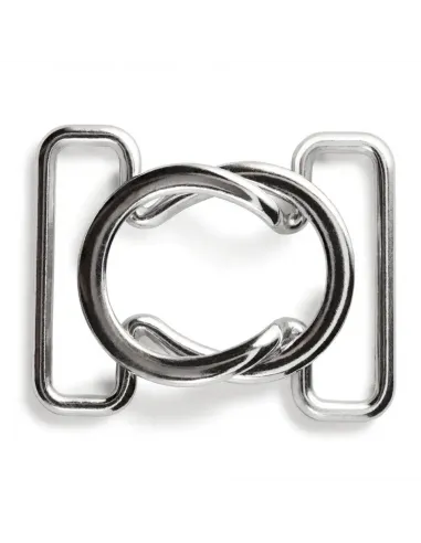 Clips bikini & ceintures Prym argent 25 mm | Zephyr Tissus