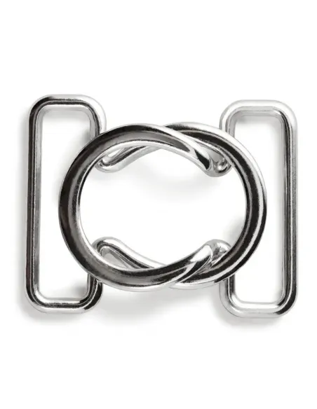 Clips bikini & ceintures Prym argent 25 mm | Zephyr Tissus