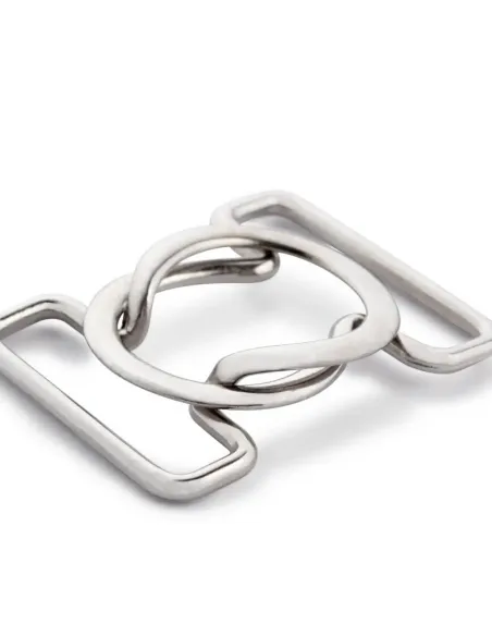 Clips bikini & ceintures Prym argent 25 mm | Zephyr Tissus