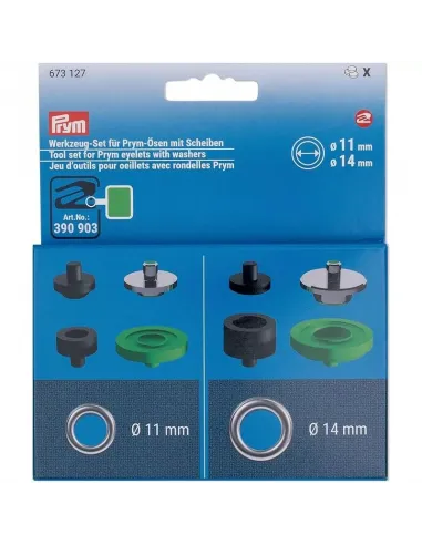 Jeu d'outils œillets Prym Vario, Ø11/14 mm | Zephyr Tissus