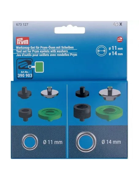 Jeu d'outils œillets Prym Vario, Ø11/14 mm | Zephyr Tissus