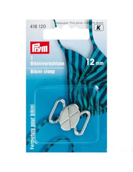 Clip pour bikini, Prym, Argent, 12 mm | Zephyr Tissus