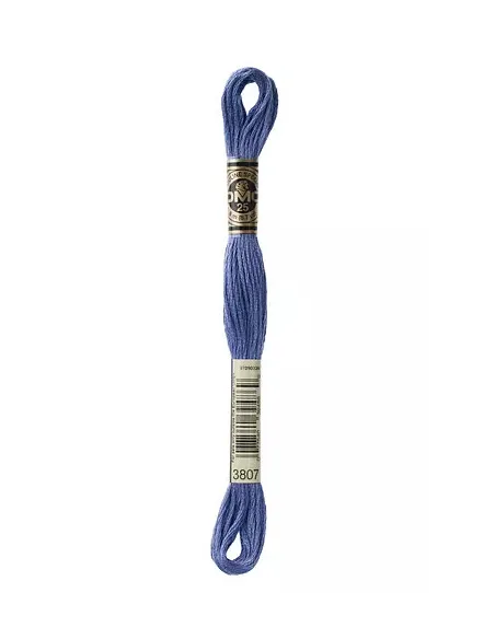 Fil à broder, Mouliné Spécial DMC Art 117, 8 m, Campanule bleue (3807)
