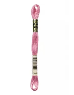 Fil à broder, Mouliné Spécial DMC Art 117, 8 m, Oeillet de poète rose (3806)