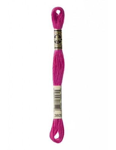 Fil à broder, Mouliné Spécial DMC Art 117, 8 m, Fuschia (3805)