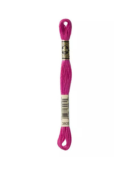 Fil à broder, Mouliné Spécial DMC Art 117, 8 m, Fuschia (3805)