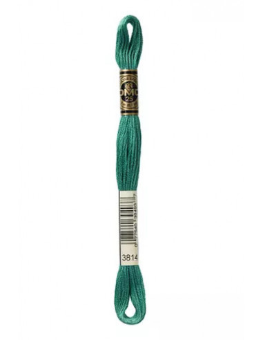 Fil à broder, Mouliné Spécial DMC Art 117, 8 m, Vert épicéa (3814)