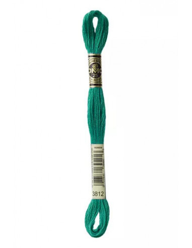 Fil à broder, Mouliné Spécial DMC Art 117, 8 m, Vert Véronèse (3812)