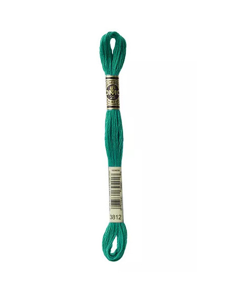 Fil à broder, Mouliné Spécial DMC Art 117, 8 m, Vert Véronèse (3812)