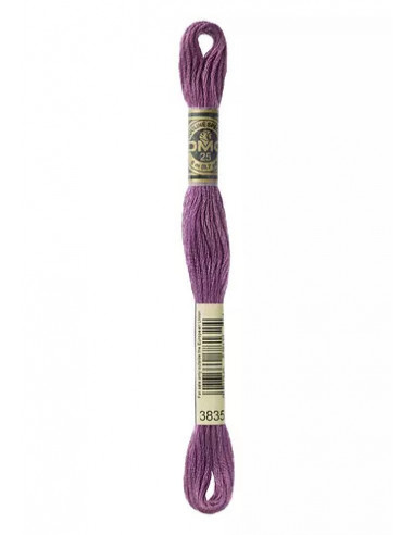 Fil à broder, Mouliné Spécial DMC Art 117, 8 m, Violet pourpre (3835)