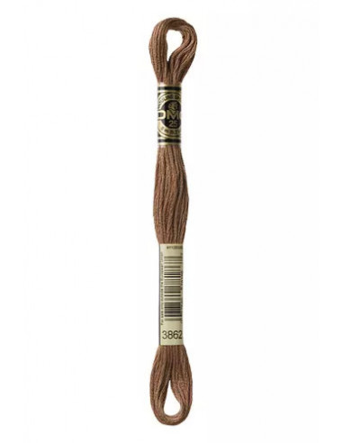 Fil à broder, Mouliné Spécial DMC Art 117, 8 m, Lama (3862)