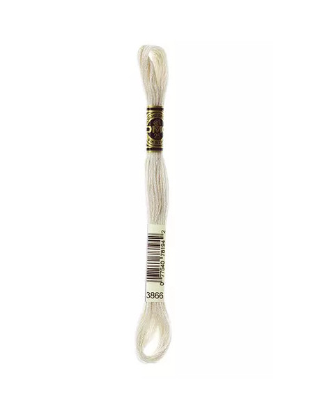 Fil à broder, Blanc d'ail, 3866