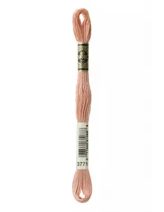 Fil à broder, Mouliné Spécial DMC Art 117, 8 m, Sable rose (3771)