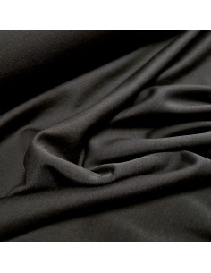 Jersey épais et fluide, noir 2