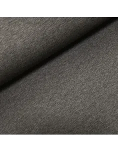 Tissu, Jersey Épais et Fluide Uni, Gris Anthracite, Laize 157 cm, Polyester Spandex