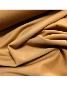 Tissu, Jersey Épais et Fluide Uni, Ocre, Laize 157 cm, Polyester Spandex 2