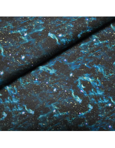 Jersey de coton, impression digitale, espace