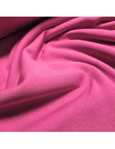 Tissu, Molleton Épais Uni, Rose Fuchsia, Laize 160 cm, 70% Coton 30% Polyester 2