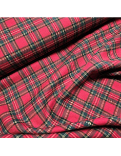 Tartan rouge vert, petits carreaux 2