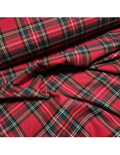 Tartan rouge vert, grands carreaux 2