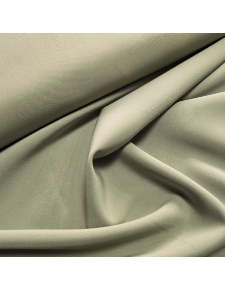 Tissu, Sergé Microfibre Stretch, Vert Amande, Laize 145 cm, 94% Polyester 6% Élasthanne