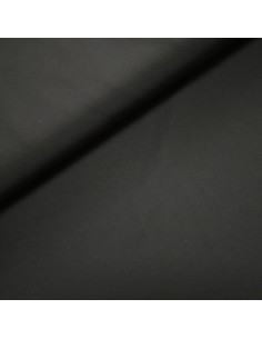 Sergé microfibre, stretch, noir