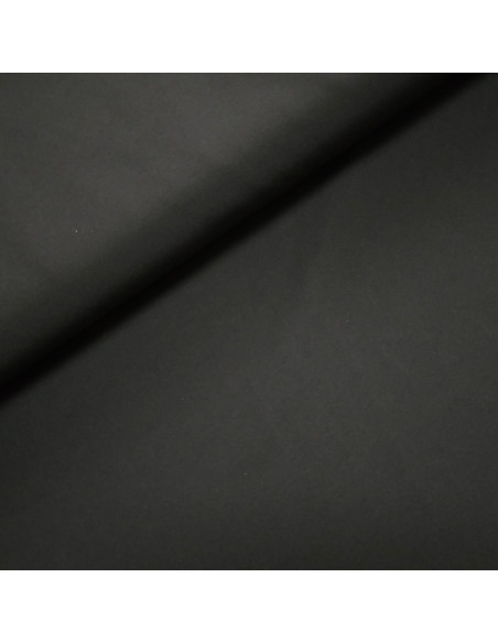 Sergé microfibre, stretch, noir