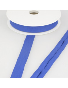Biais jersey, 20mm, bleu roi