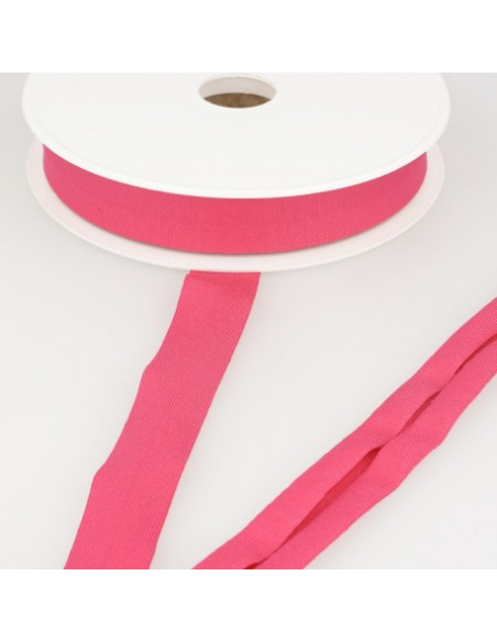 Biais jersey, 20mm, framboise
