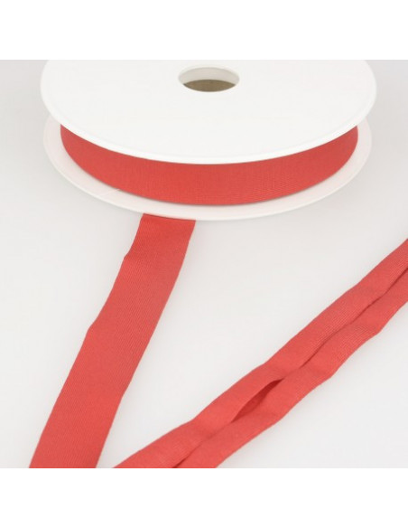 Biais jersey, 20mm, rouge