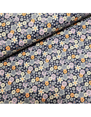 Velours milleraies, fleurs