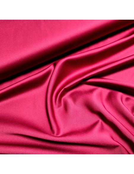 Tissu, Microfibre Micro Satin, Fuchsia, Laize 146 cm, 100% Polyester
