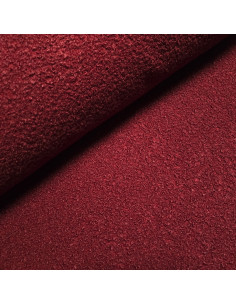 Lainage bouclette, rouge carmin