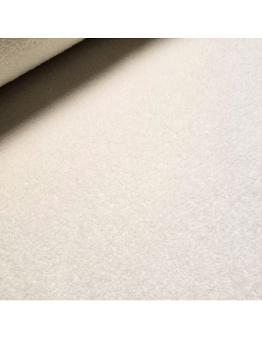 Lainage mini bouclette envers polaire, écru