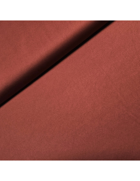 Tissu, Microfibre Micro Satin, Terracotta, Laize 146 cm, 100% Polyester